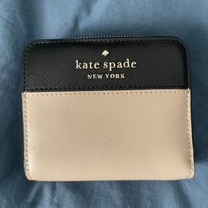 Kate Spade Black and Cream Wallet